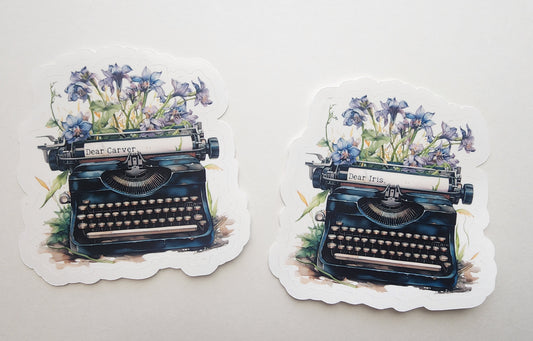 Divine Typewriter Stickers