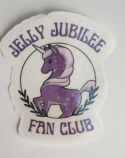 Jelly Jubilee Fan Club Sticker