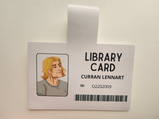 Curran Library Card Magnetic Bookmark